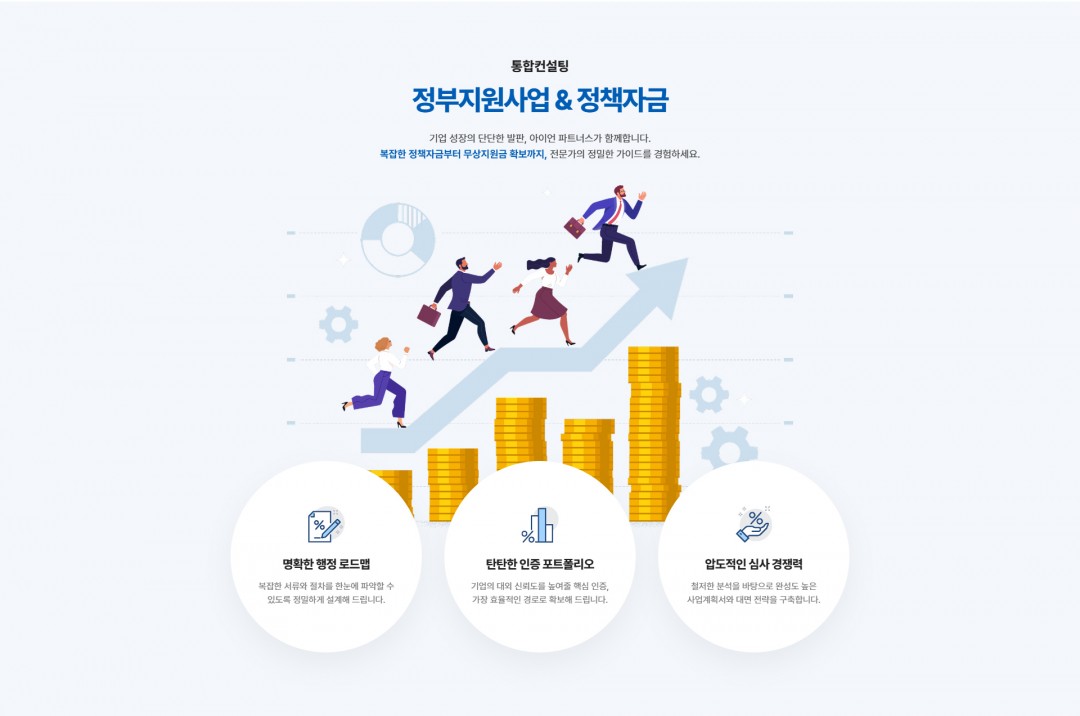홈페이지제작 전환율을 높이는 정책자금 랜딩페이지디자인