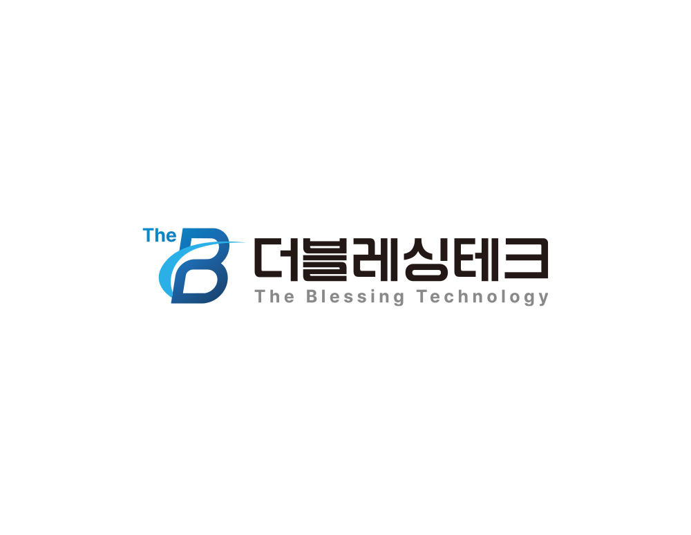 알파벳 B를 활용한 미래지향적이고 혁신적인 IT 기업 로고 디자인