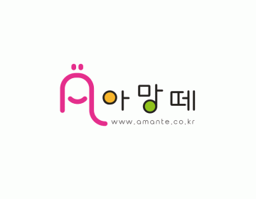 쇼핑몰 로고제작, 'A'를 활용한 귀여운 캐릭터 로고디자인