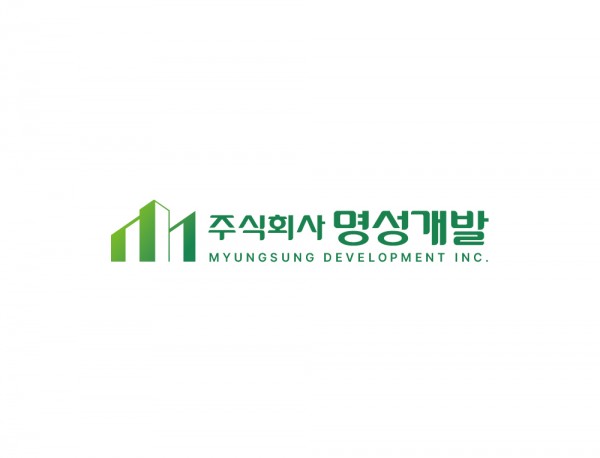 건설 및 부동산 개발업의 성장을 담은 빌딩 모티브 로고디자인